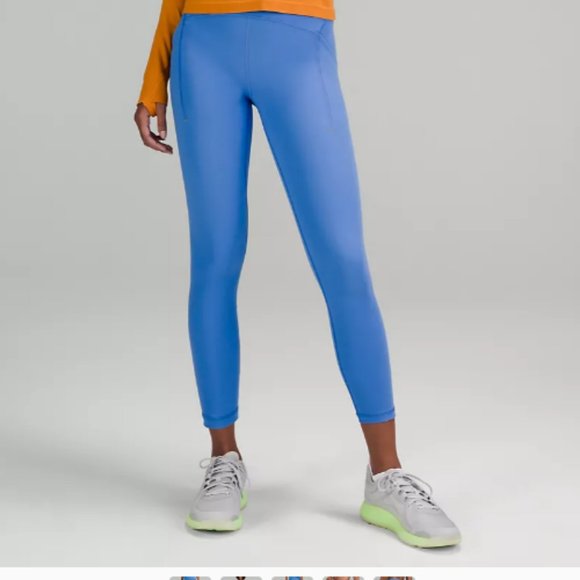 lululemon athletica Pants - - NWT Lululemon Power Thru High-Rise Tight 25" size 4 color Blue Nile